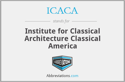 What does classical architecture stand for?